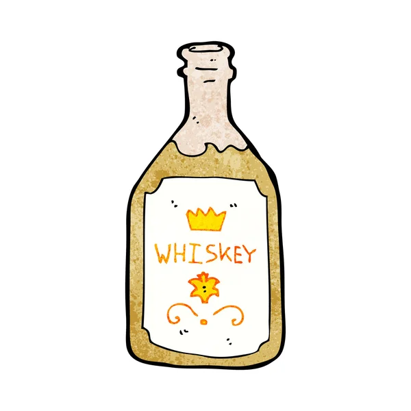 漫画のウイスキーのボトル — ストックベクタ