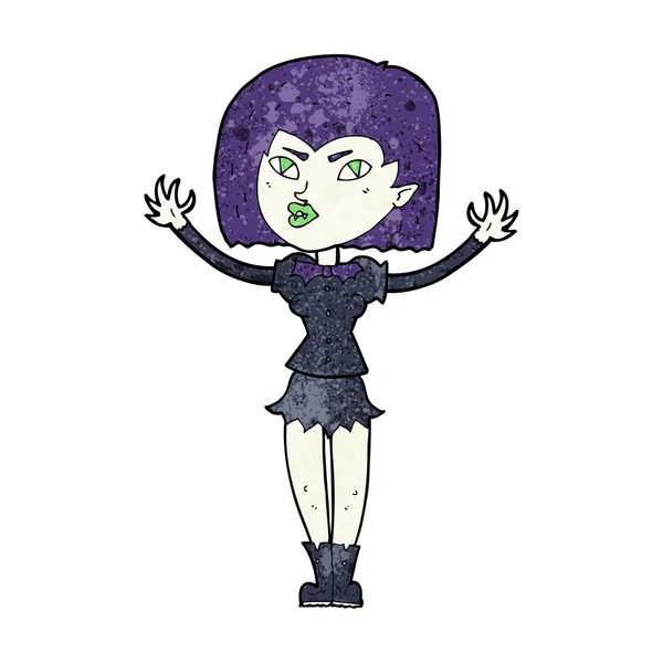 Cartoon ragazza vampiro — Vettoriale Stock