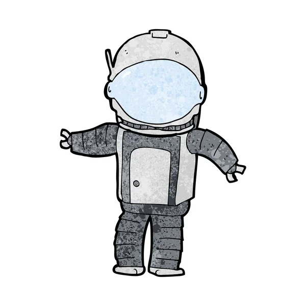 Astronot Kartun - Stok Vektor