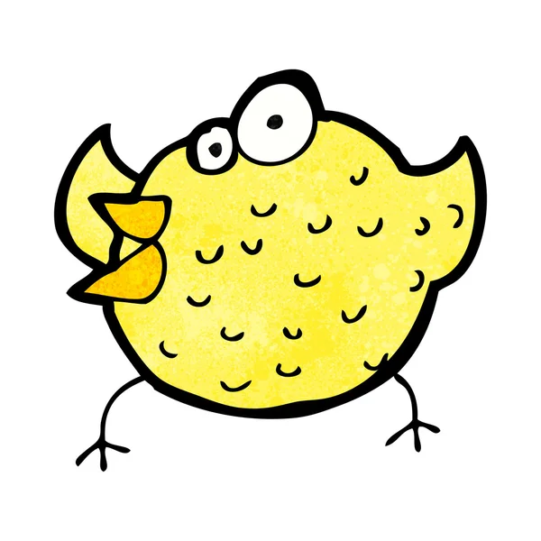 Cartoon happy bird — Stock vektor