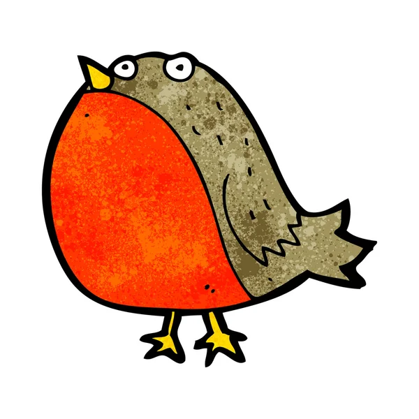 Cartoon robin — Stockvector