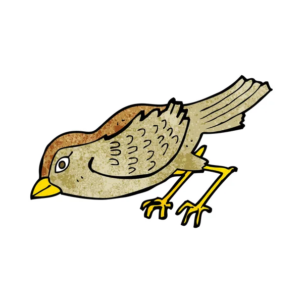 Kreslený zahradní pták — Stockový vektor
