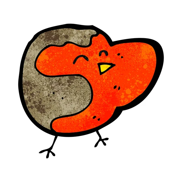 Cartoon robin — Stock Vector