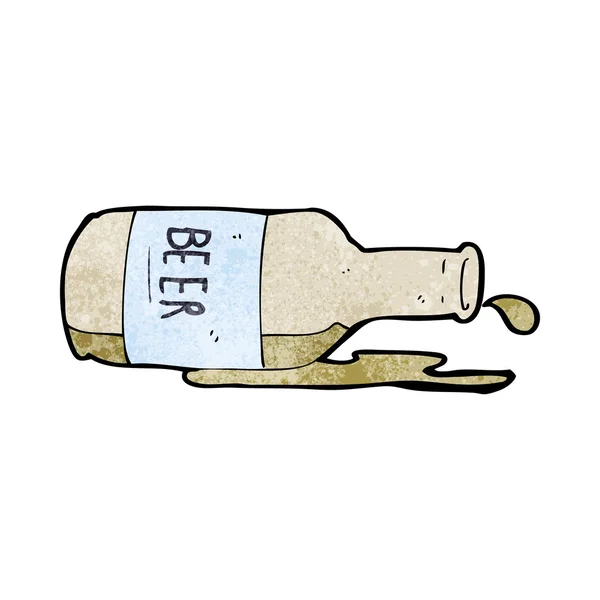 Kreslený rozlité pivo — Stockový vektor