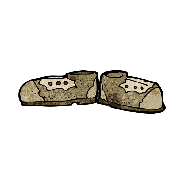 卡通的旧鞋子 — 图库矢量图片