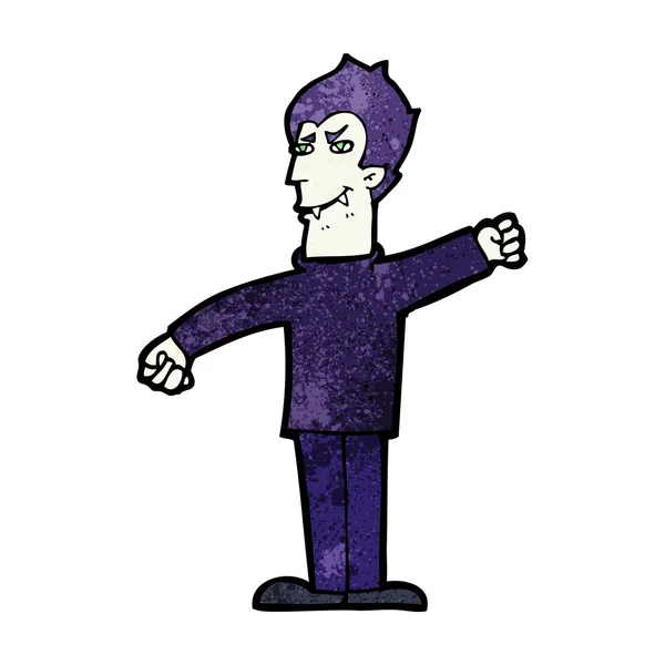Cartoon vampier man — Stockvector