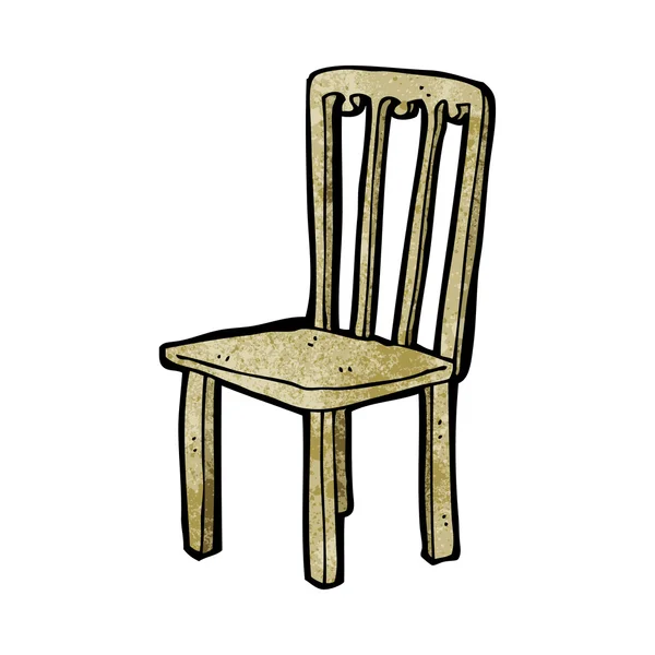 Vieille chaise de dessin animé — Image vectorielle