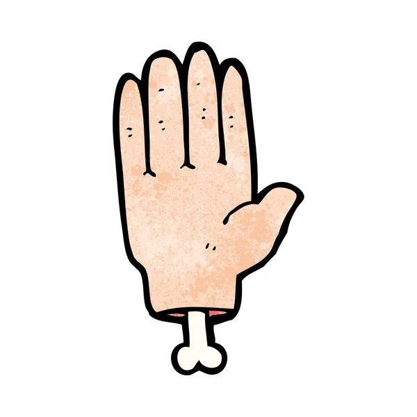 Мультфільм руку — стоковий вектор