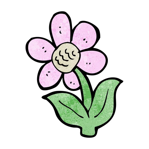 Flor de dibujos animados — Vector de stock