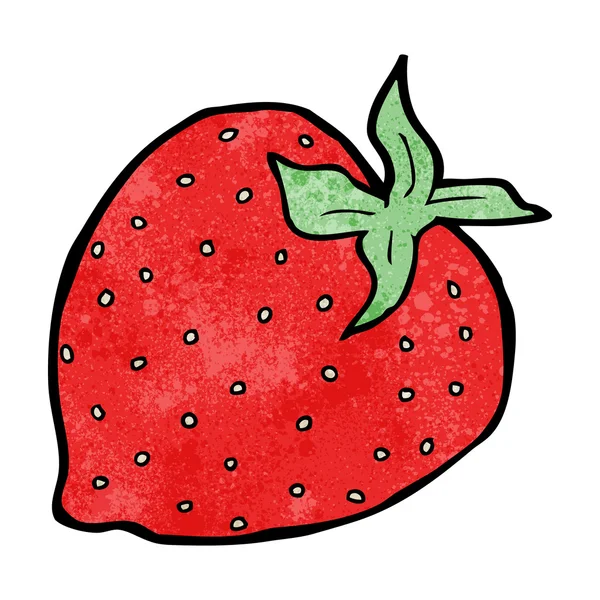 Karikatur-Erdbeere — Stockvektor