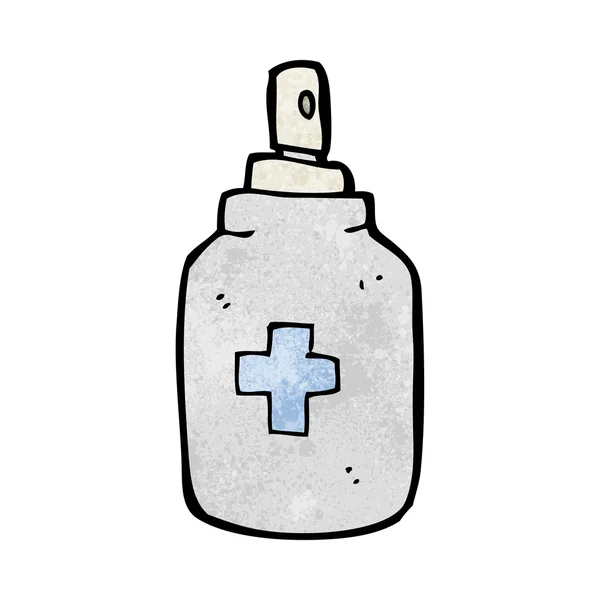 Spray antiséptico de dibujos animados — Vector de stock