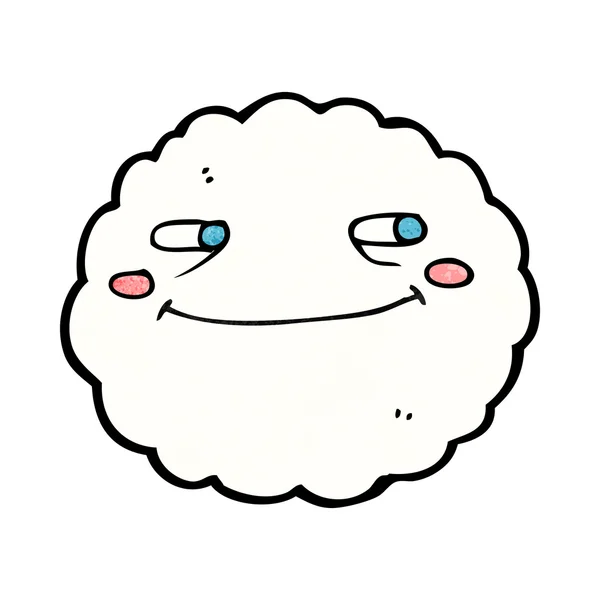 Cartoon happy cloud — Stock Vector