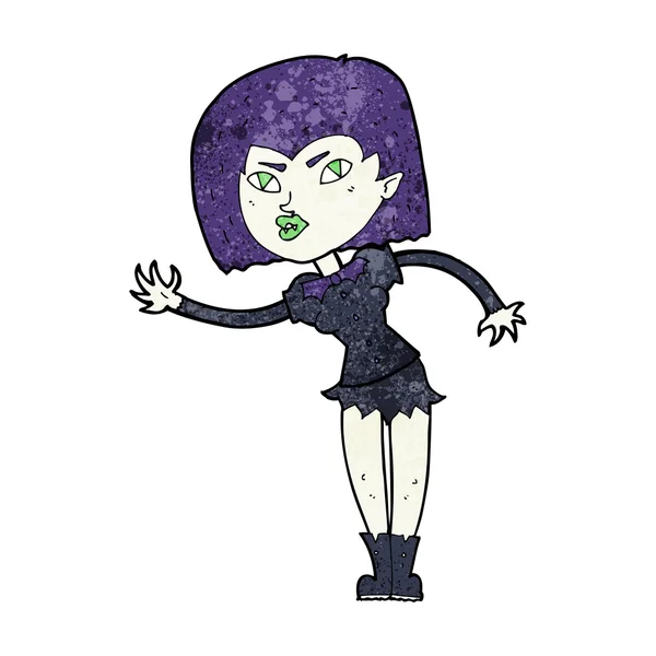 Cartoon ragazza vampiro — Vettoriale Stock