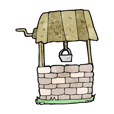 cartoon wishing well clipart