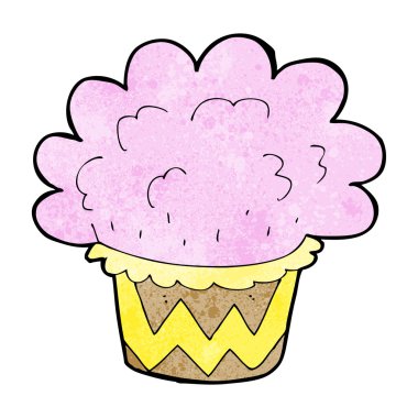 karikatür cupcake