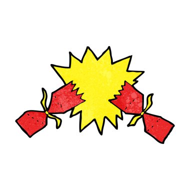 karikatür Noel fişeği