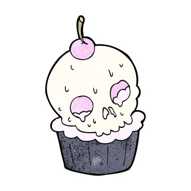 Cadılar Bayramı kek cartoon