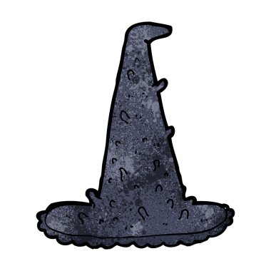 Çizgi film hayaleti cadı şapkası.