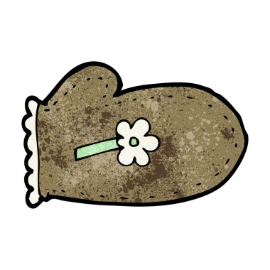 karikatür fırın eldiveni