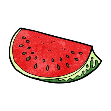 karikatür karpuz dilimi