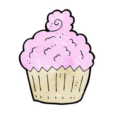 karikatür cupcake
