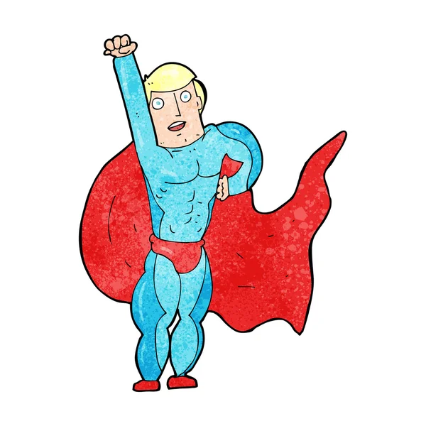 Super-herói dos desenhos animados — Vetor de Stock