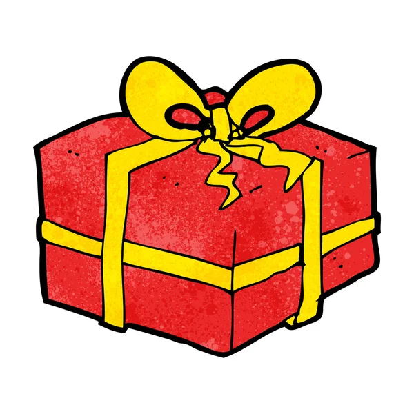 Cartoon kerstcadeau — Stockvector