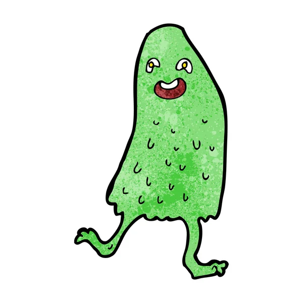 Cartoon funny slime monster — Stock Vector
