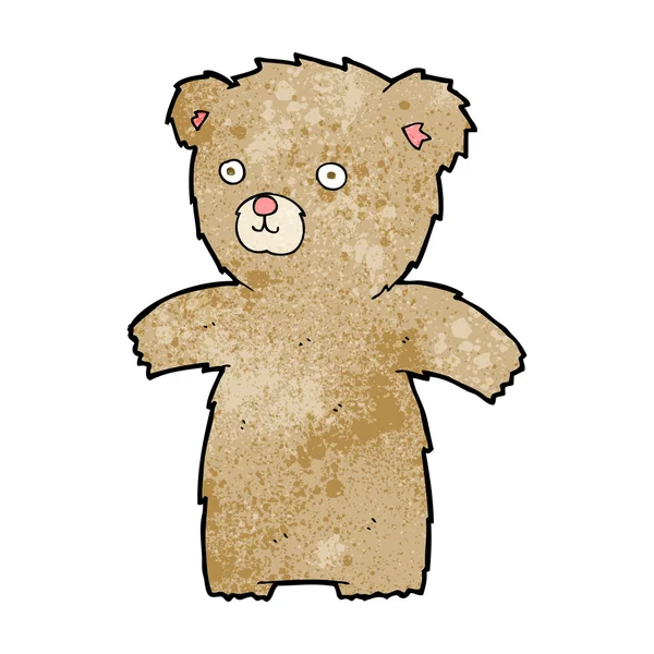 Cute cartoon teddy bear — Stock Vector