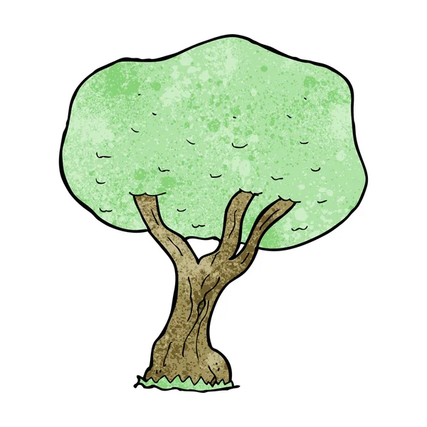 Árbol de dibujos animados — Vector de stock