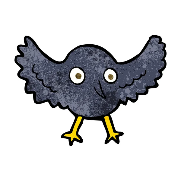 Corbeau de bande dessinée — Image vectorielle