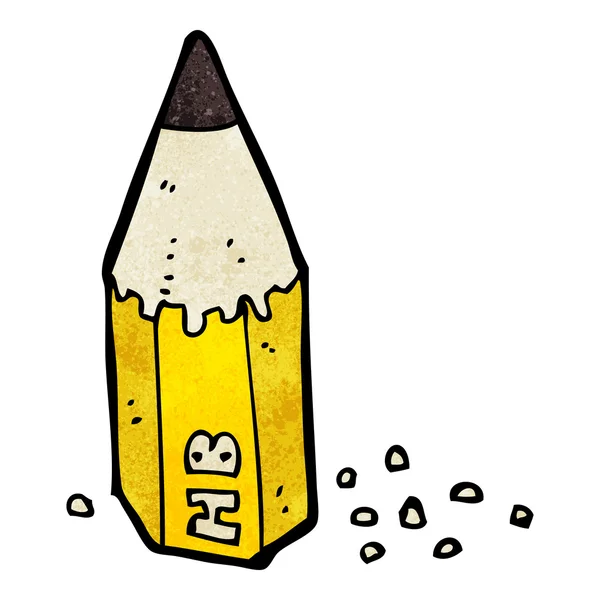 Desenho animado lápis stub — Vetor de Stock
