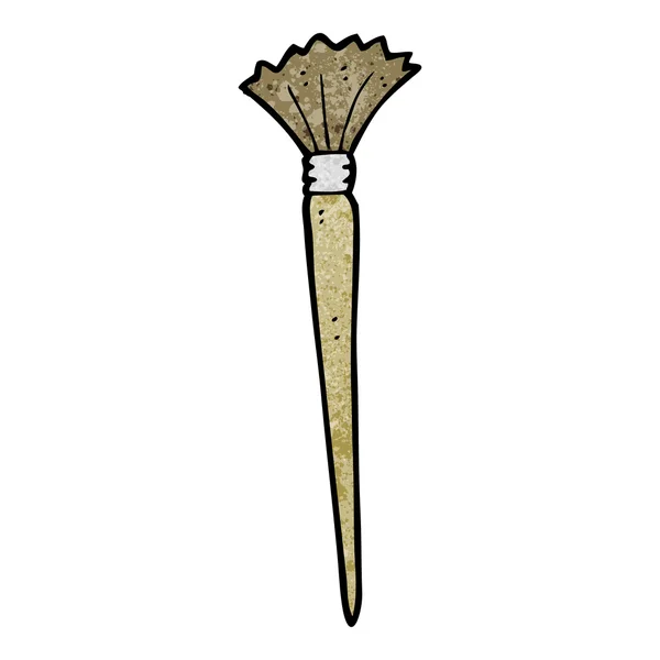 Brosse d'artiste de dessin animé — Image vectorielle