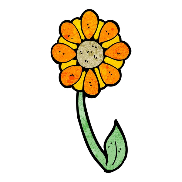 Flor de cartón — Vector de stock