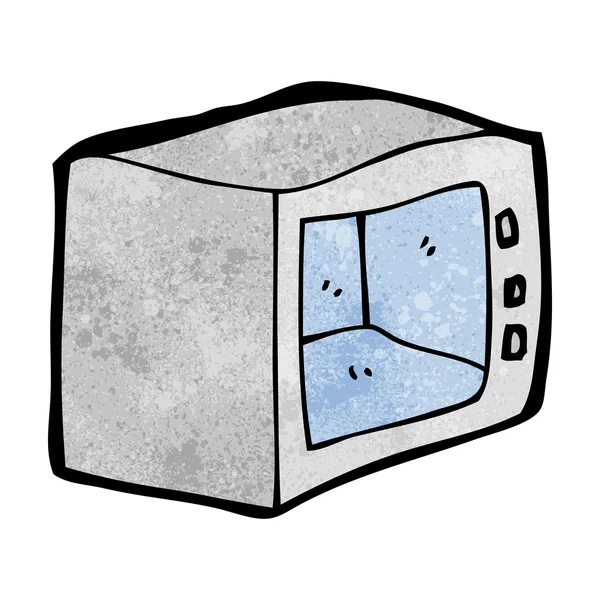 Microondas de dibujos animados — Vector de stock