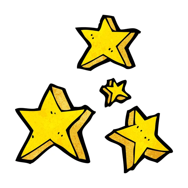Estrellas de dibujos animados — Vector de stock