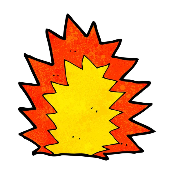 Karikatür patlama — Stok Vektör
