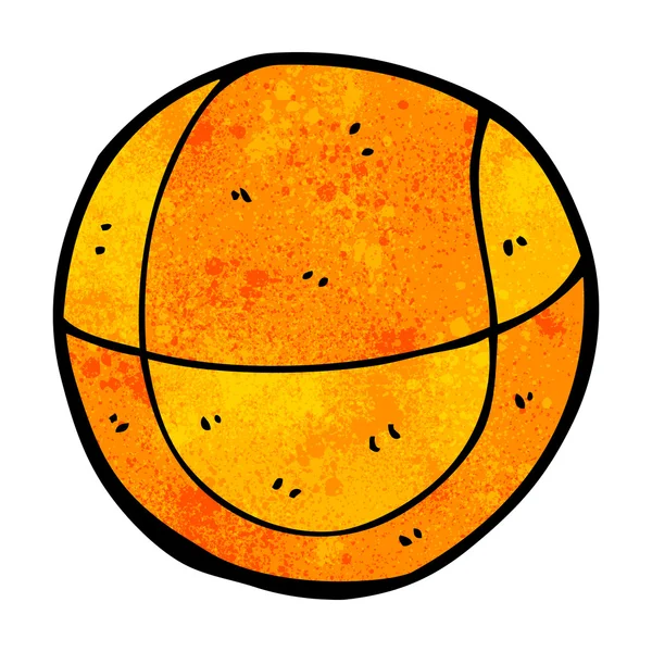 Baloncesto de dibujos animados — Archivo Imágenes Vectoriales