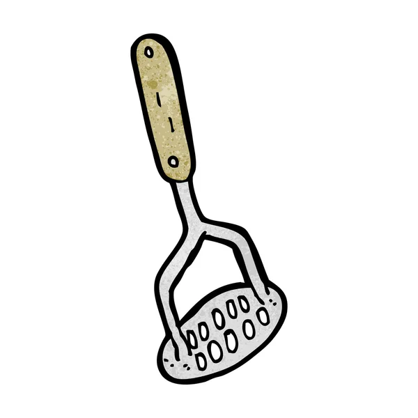 Cartoon potato masher — Stock Vector