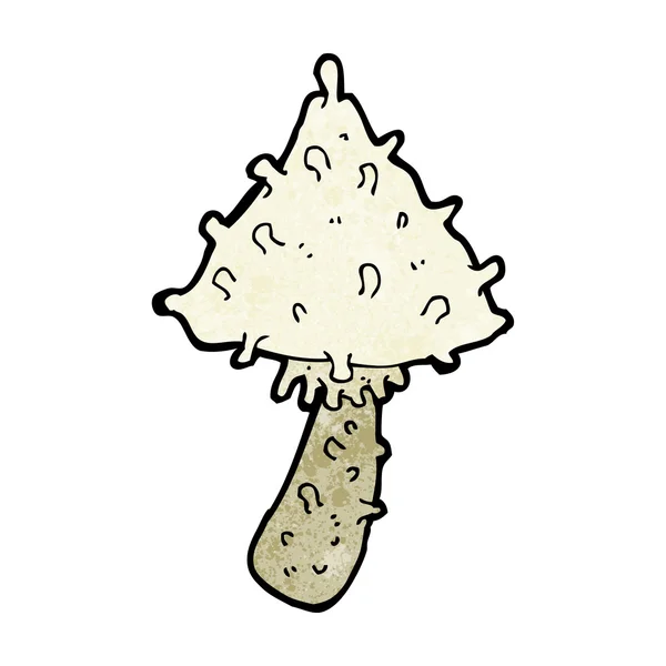 Cartoon weird mushroom — Stock Vector
