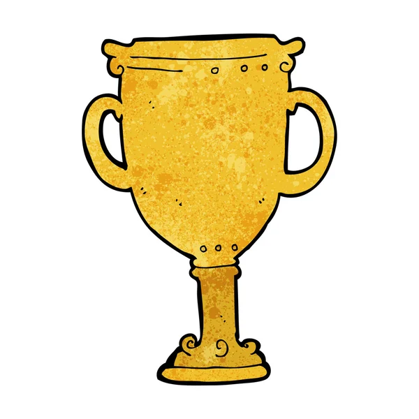 Cartoon trophy — Stock Vector