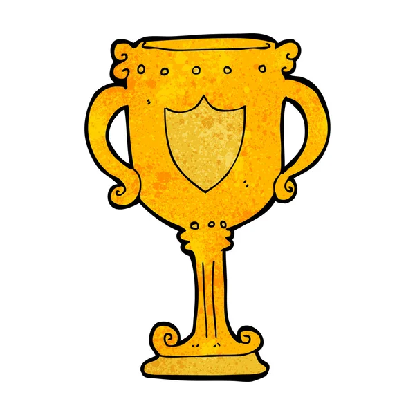 Trofeo de dibujos animados — Vector de stock