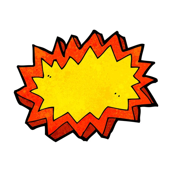 Simbol ledakan kartun - Stok Vektor