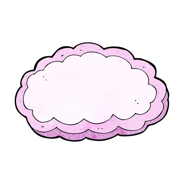 Cartoon decorative cloud — Stock Vector