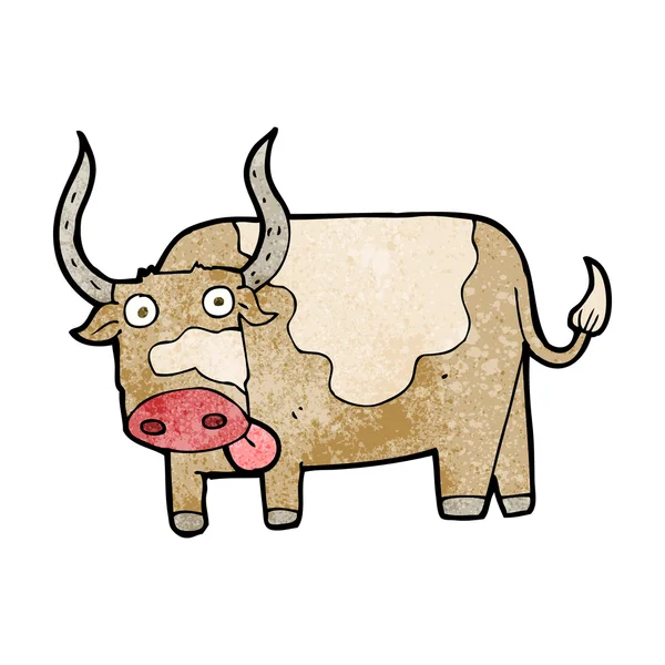 Toro de dibujos animados — Archivo Imágenes Vectoriales