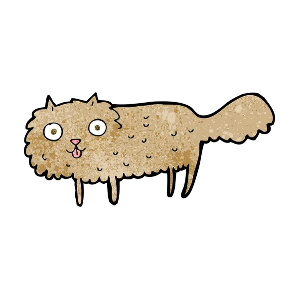 Kreslený furry kočka — Stockový vektor