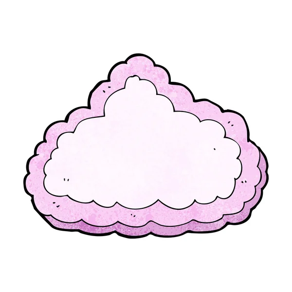 Nuage décoratif dessin animé — Image vectorielle