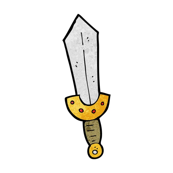 Espada vikinga de dibujos animados — Vector de stock