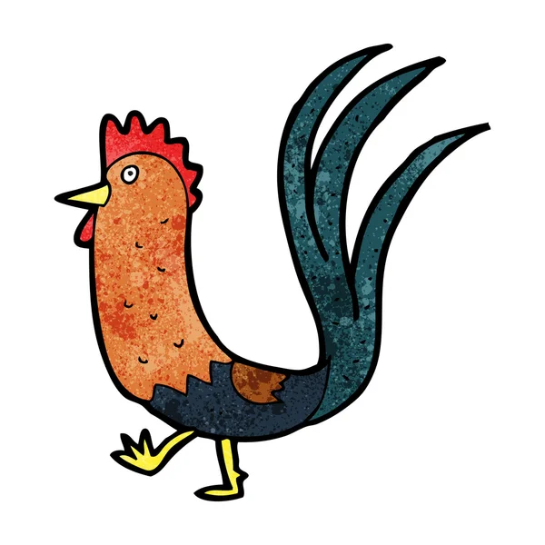 Gallo de dibujos animados — Vector de stock