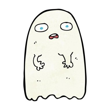 komik karikatür hayalet